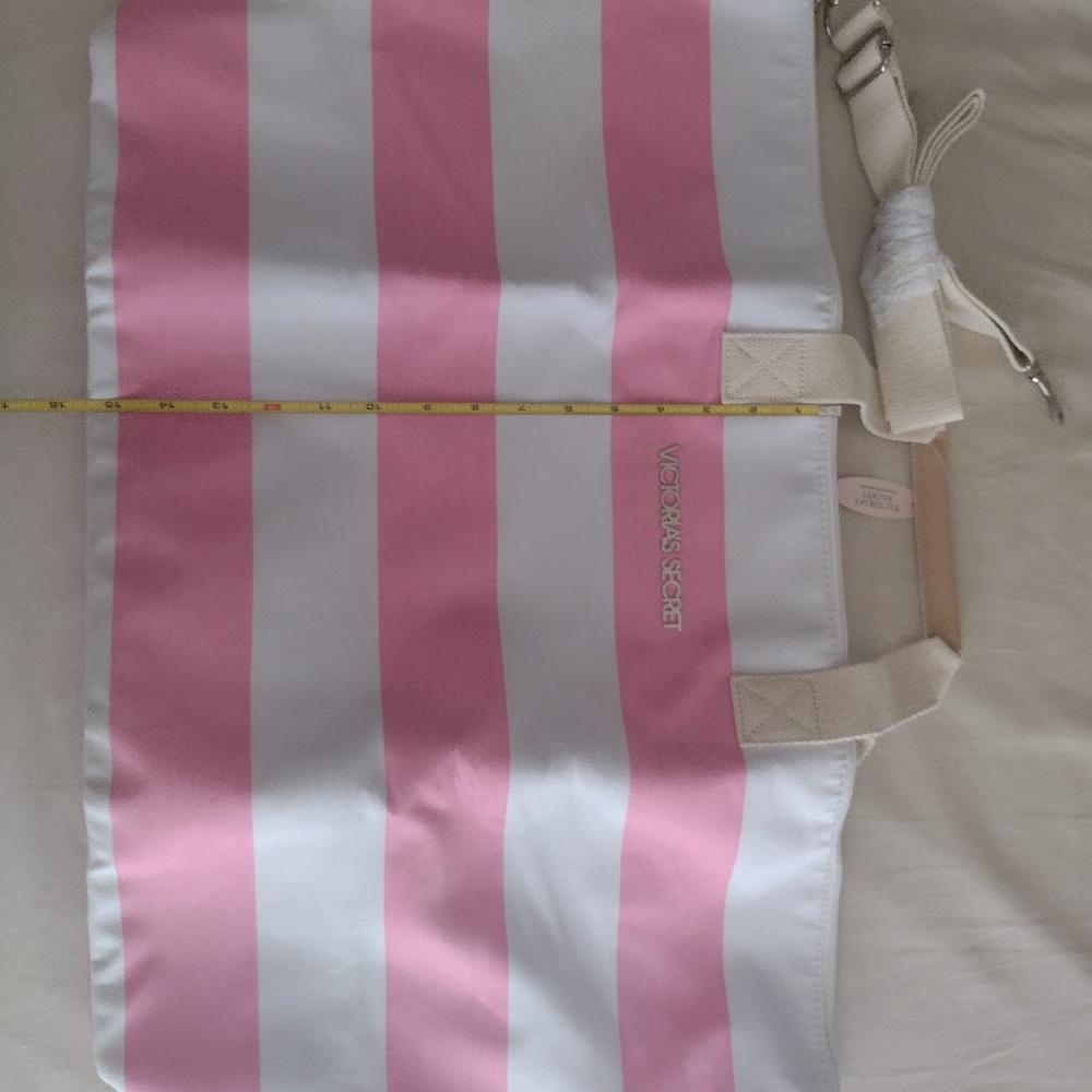Extra Large Striped Victoria's Secret Tote - Picture 6 of 8